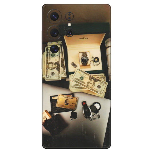 Samsung A/S Series Phone Skins (All Models) - Luxury Lifestyle - Transparent Finish (T-11) Samsung Galaxy S25 Ultra (5G)