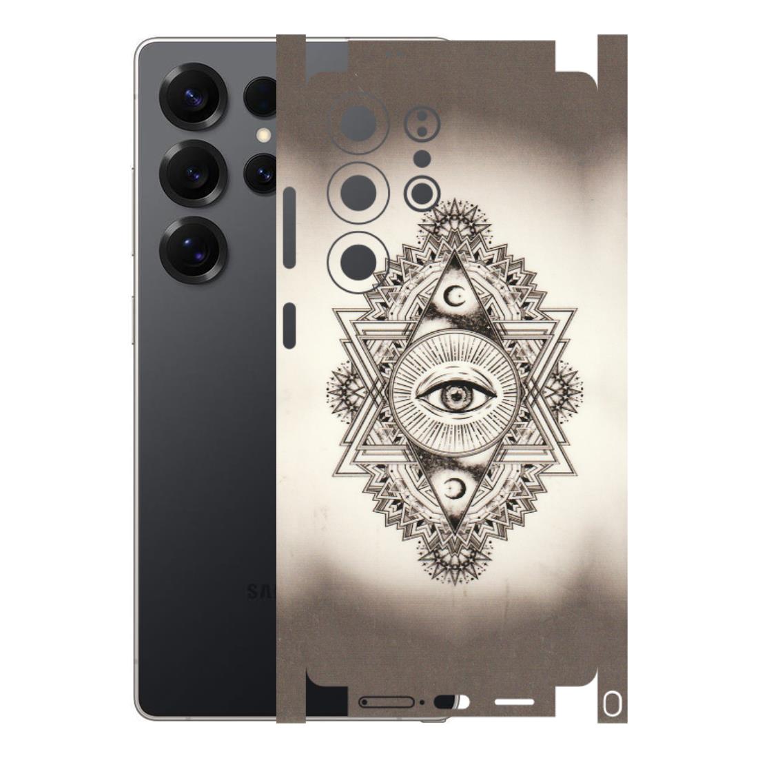 Samsung A/S Series Phone Skins (All Models) - Illuminati Great Eye - Transparent Finish (T-14) Samsung Galaxy S25 Ultra (5G)