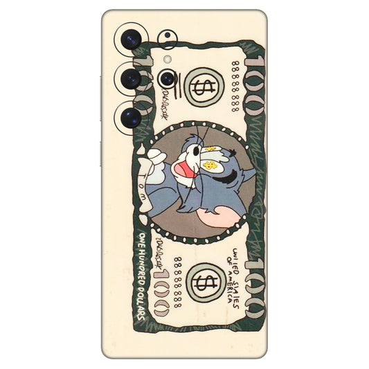 Samsung A/S Series Phone Skins (All Models) - One Hundred Dollar Tom - Transparent Finish (T-16) Samsung Galaxy S25 Ultra (5G)