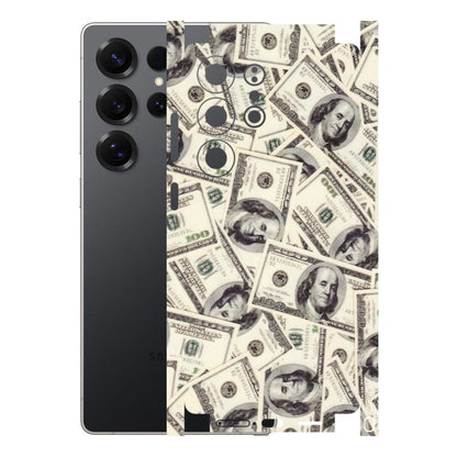 Samsung A/S Series Phone Skins (All Models) - Dollar Lover - Transparent Finish (T-17) Samsung Galaxy S25 Ultra (5G)
