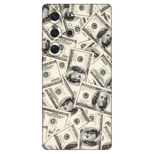 Samsung A/S Series Phone Skins (All Models) - Dollar Lover - Transparent Finish (T-17) Samsung Galaxy S25 Ultra (5G)