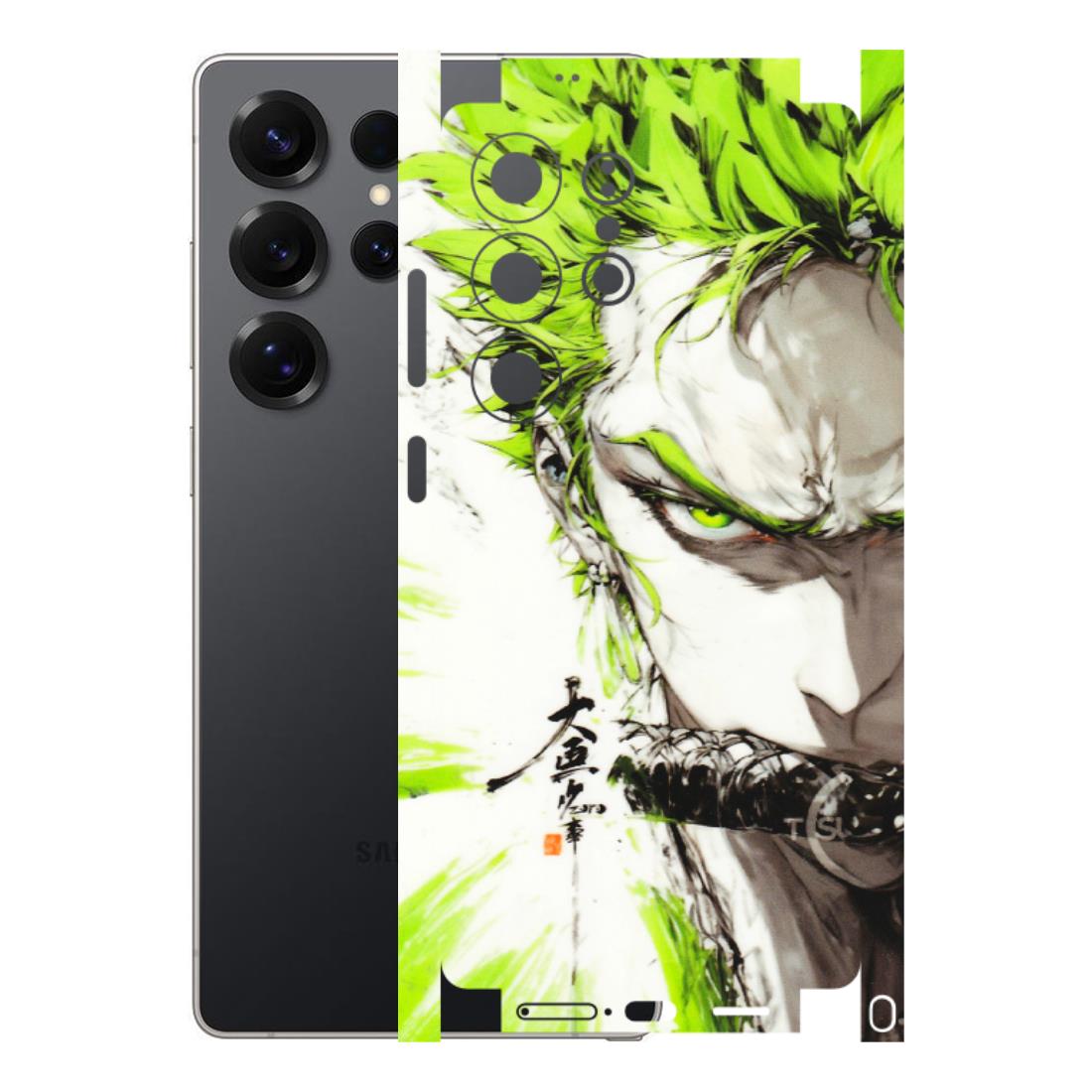 Samsung A/S Series Phone Skins (All Models) - Roro Taku Anime - Transparent Finish (T-18) Samsung Galaxy S25 Ultra (5G)