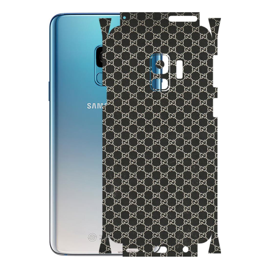 Samsung A/S Series Phone Skins (All Models) - Black G Print - 3D Embossed Finish (L-109) Samsung Galaxy S9