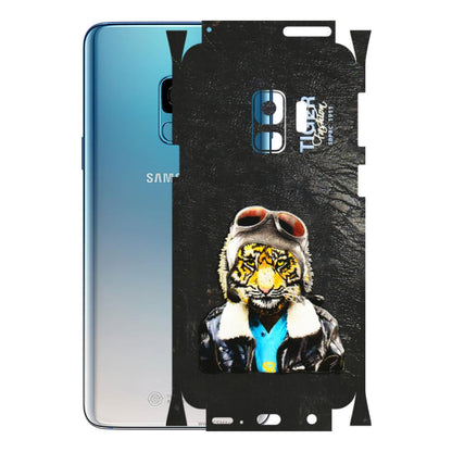Samsung A/S Series Phone Skins (All Models) - Rider Tiger - 3D Embossed Finish (L-113) Samsung Galaxy S9