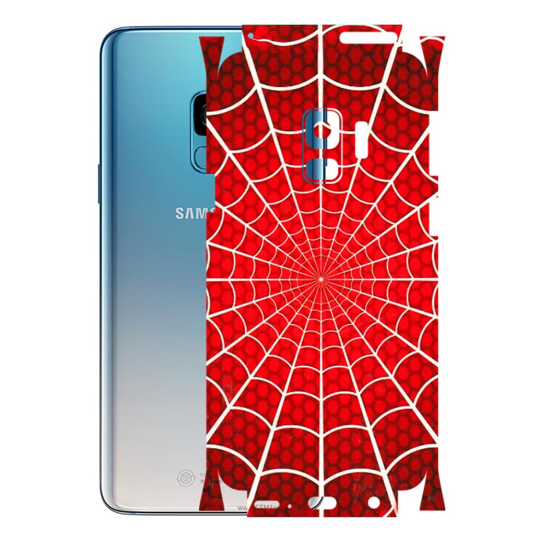 Samsung A/S Series Phone Skins (All Models) - Classic Spidey Web - 3D Embossed Finish (L-115) Samsung Galaxy S9