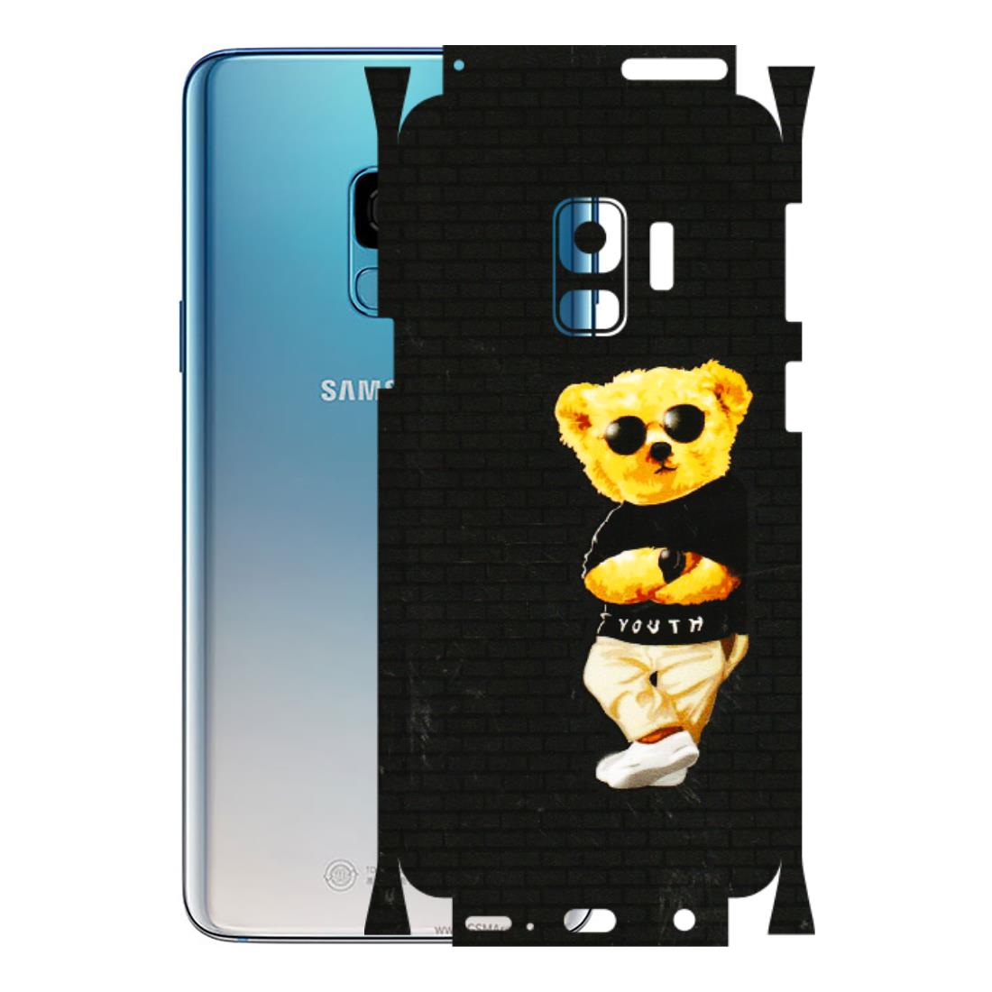 Samsung A/S Series Phone Skins (All Models) - Classy Teddy Bear - 3D Embossed Finish (L-116) Samsung Galaxy S9