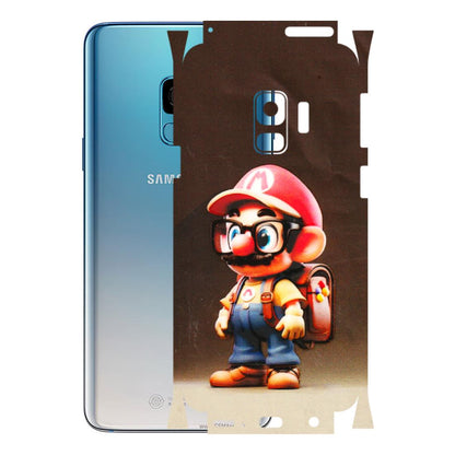 Samsung A/S Series Phone Skins (All Models) - Little Mario - 3D Embossed Finish (L-119) Samsung Galaxy S9