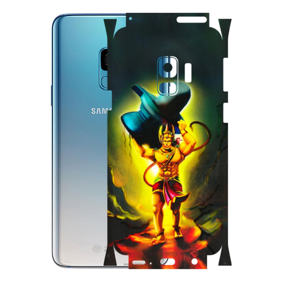 Samsung A/S Series Phone Skins (All Models) - Hanuman Ji - 3D Embossed Finish (L-128) Samsung Galaxy S9