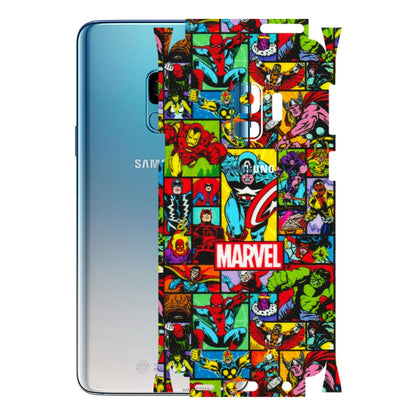 Samsung A/S Series Phone Skins (All Models) - MARVELOUS Comic Characters - 3D Embossed Finish (L-129) Samsung Galaxy S9