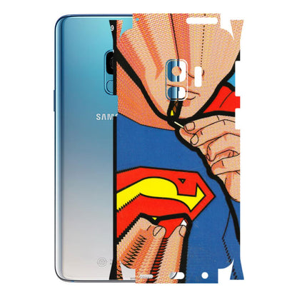 Samsung A/S Series Phone Skins (All Models) - Superman Sutta - 3D Embossed Finish (L-130) Samsung Galaxy S9