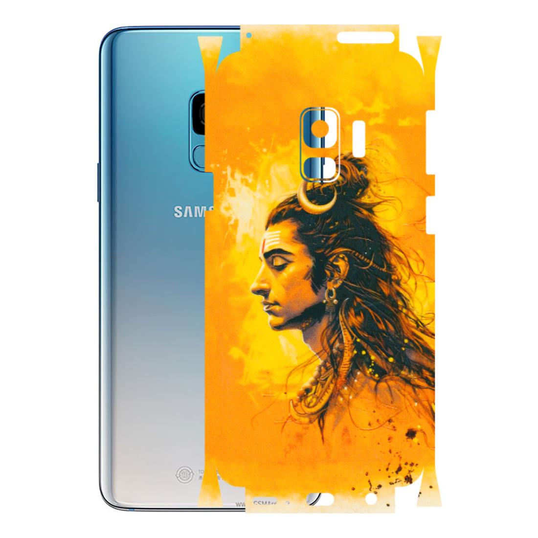 Samsung A/S Series Phone Skins (All Models) - Shiv Shakti - 3D Embossed Finish (L-14) Samsung Galaxy S9