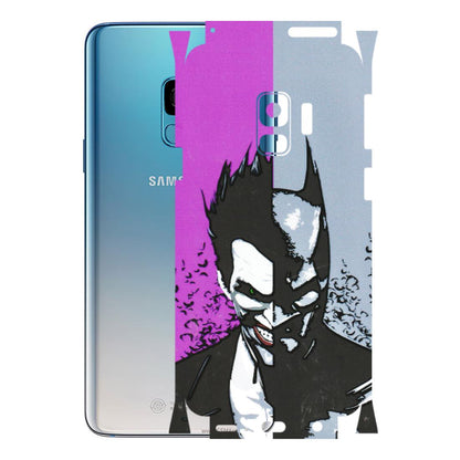 Samsung A/S Series Phone Skins (All Models) - Batman & Joker - 3D Embossed Finish (L-143) Samsung Galaxy S9