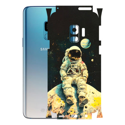Samsung A/S Series Phone Skins (All Models) - Astronaut in Space - 3D Embossed Finish (L-16) Samsung Galaxy S9