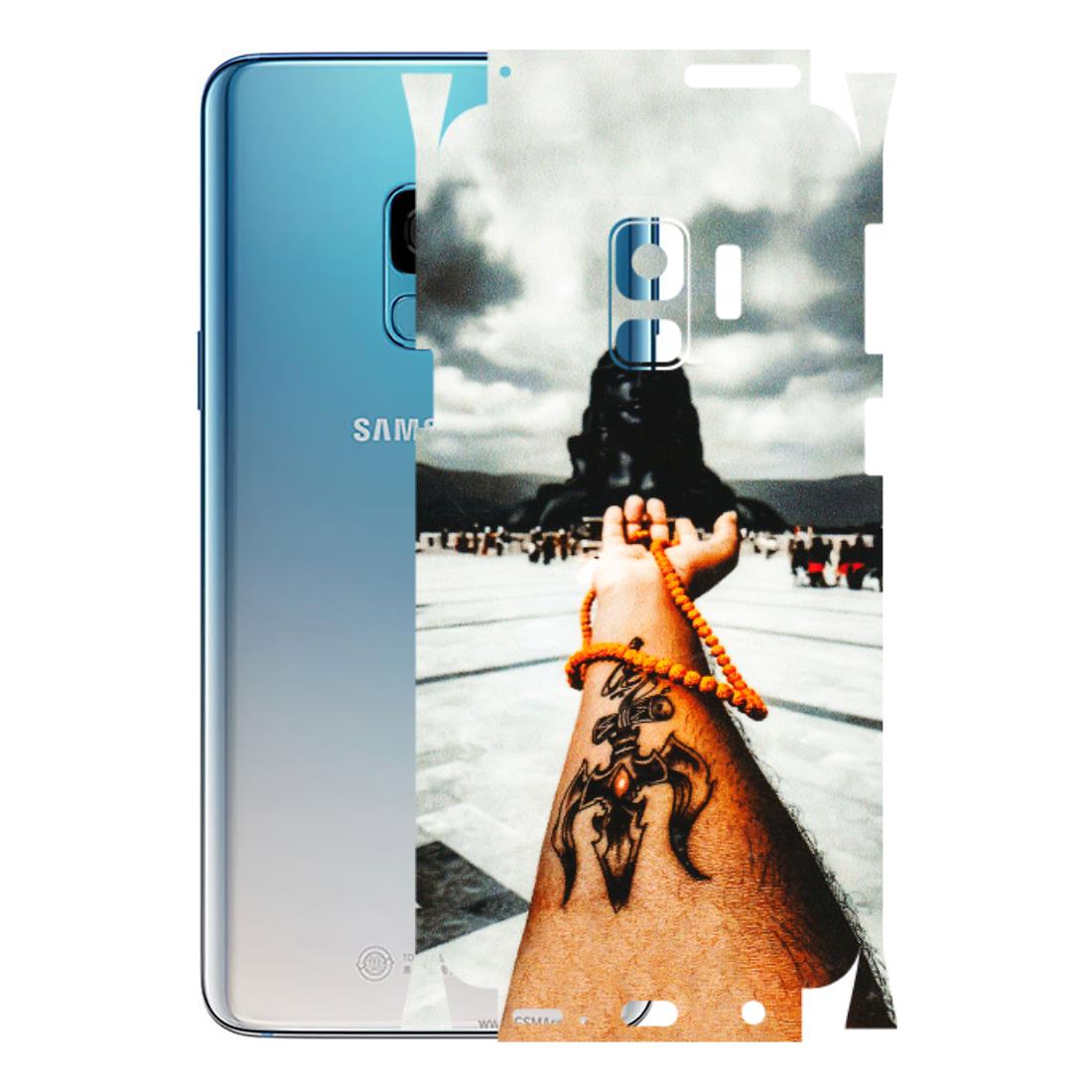 Samsung A/S Series Phone Skins (All Models) - Jai Adiyogi Mahakaal - 3D Embossed Finish (L-164) Samsung Galaxy S9