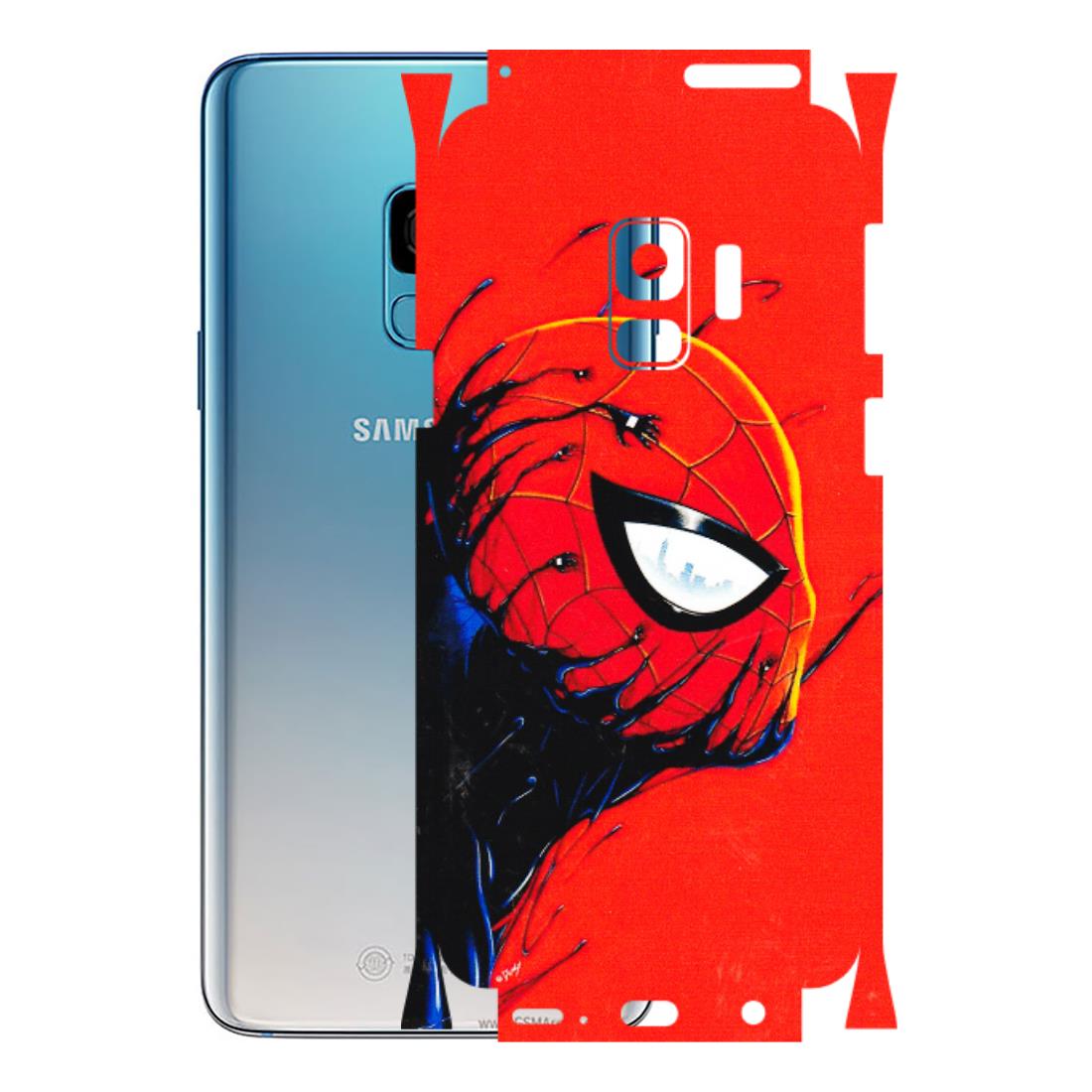 Samsung A/S Series Phone Skins (All Models) - Spiderman Face Venom - 3D Embossed Finish (L-165) Samsung Galaxy S9