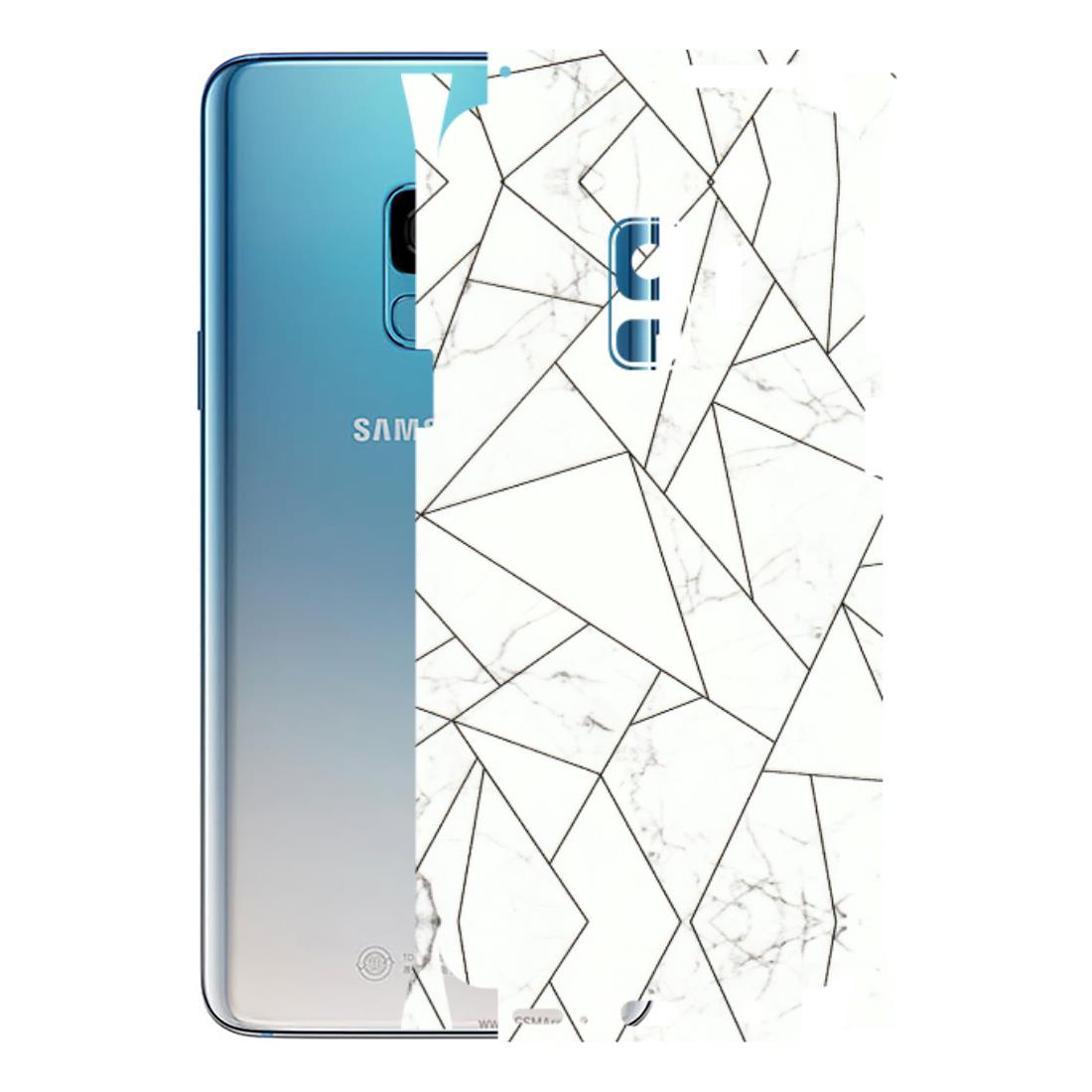 Samsung A/S Series Phone Skins (All Models) - Luxury White Marble Effect - 3D Embossed Finish (L-168) Samsung Galaxy S9