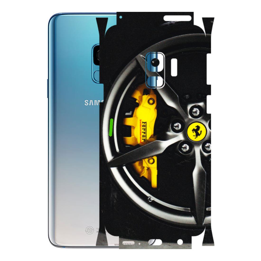 Samsung A/S Series Phone Skins (All Models) - Ferrari Wheel Alloy - 3D Embossed Finish (L-173) Samsung Galaxy S9