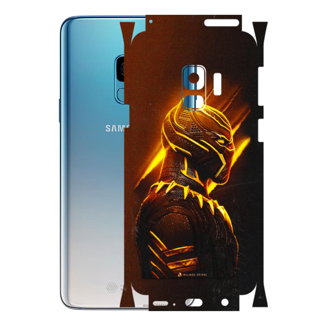 Samsung A/S Series Phone Skins (All Models) - Gold Black Panther - 3D Embossed Finish (L-181) Samsung Galaxy S9