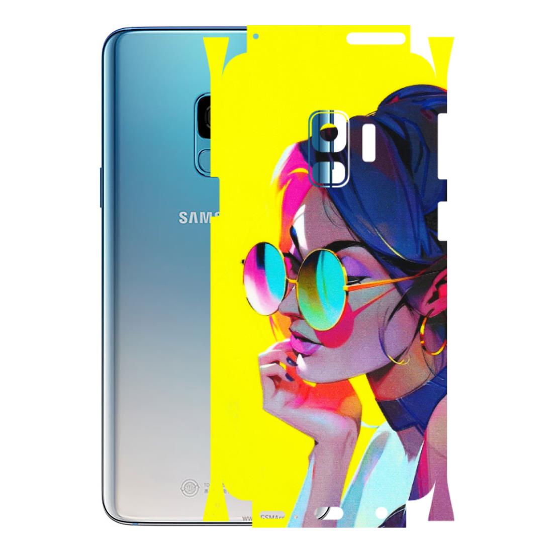 Samsung A/S Series Phone Skins (All Models) - Bold Stylish Girl - 3D Embossed Finish (L-222) Samsung Galaxy S9