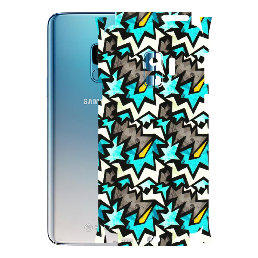 Samsung A/S Series Phone Skins (All Models) - Funky Zig Zag - 3D Embossed Finish (L-223) Samsung Galaxy S9