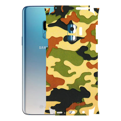 Samsung A/S Series Phone Skins (All Models) - Indian Military - 3D Embossed Finish (L-234) Samsung Galaxy S9