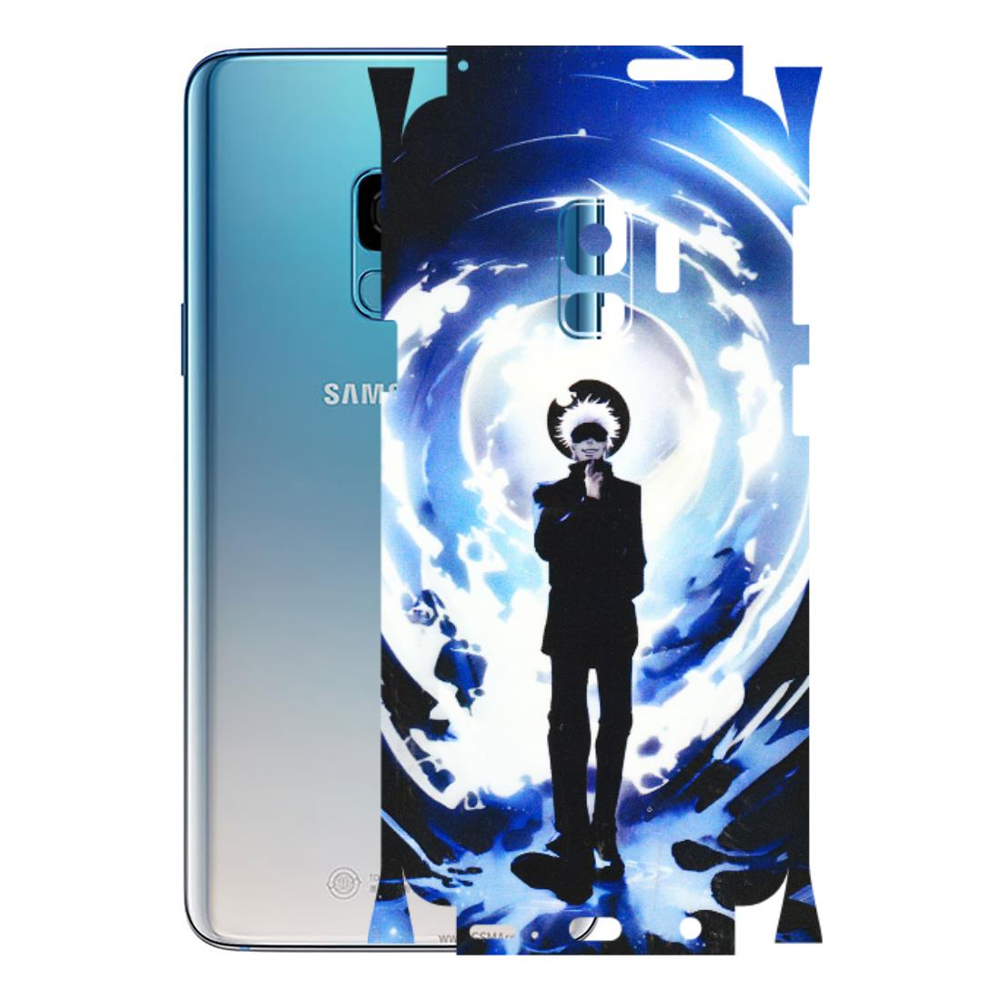Samsung A/S Series Phone Skins (All Models) - Satoru Gojo Dark Blue - 3D Embossed Finish (L-235) Samsung Galaxy S9