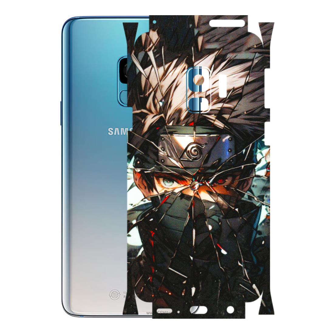 Samsung A/S Series Phone Skins (All Models) - Kakashi Shattered Glass Effect - 3D Embossed Finish (L-237) Samsung Galaxy S9