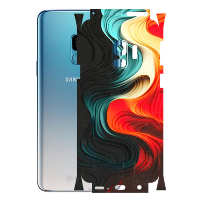 Samsung A/S Series Phone Skins (All Models) - The Silky Swirl - 3D Embossed Finish (L-240) Samsung Galaxy S9
