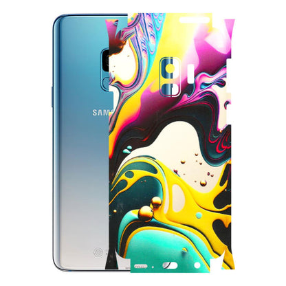 Samsung A/S Series Phone Skins (All Models) - Multicolor Abstract pattern - 3D Embossed Finish (L-254) Samsung Galaxy S9