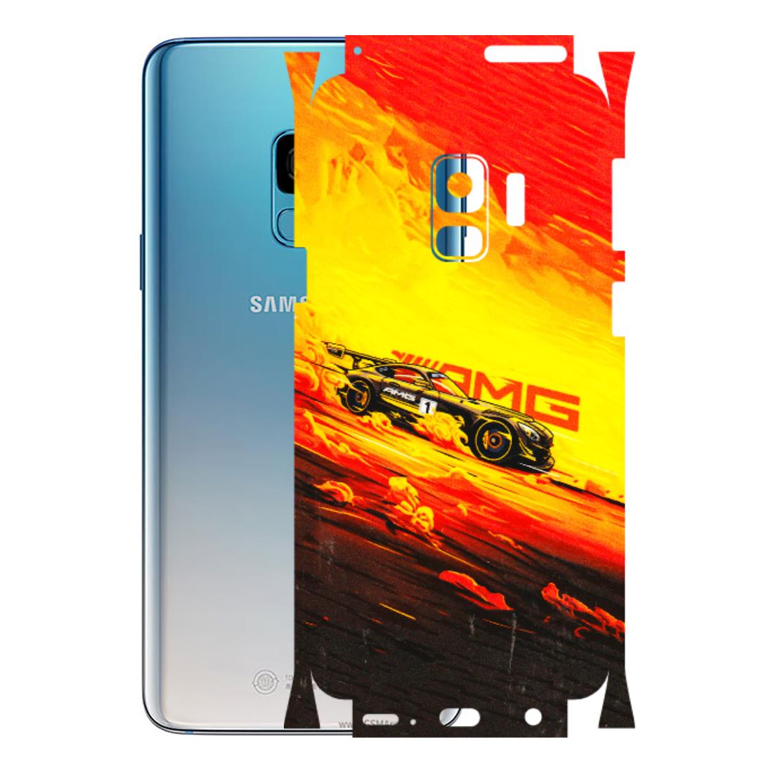Samsung A/S Series Phone Skins (All Models) - AMG Car Speed Cover - 3D Embossed Finish (L-256) Samsung Galaxy S9