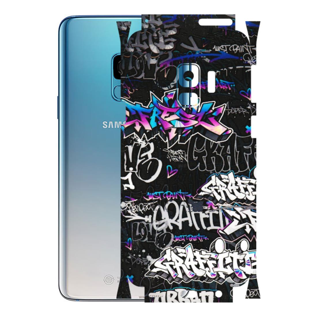 Samsung A/S Series Phone Skins (All Models) - Graffiti Killer - 3D Embossed Finish (L-274) Samsung Galaxy S9