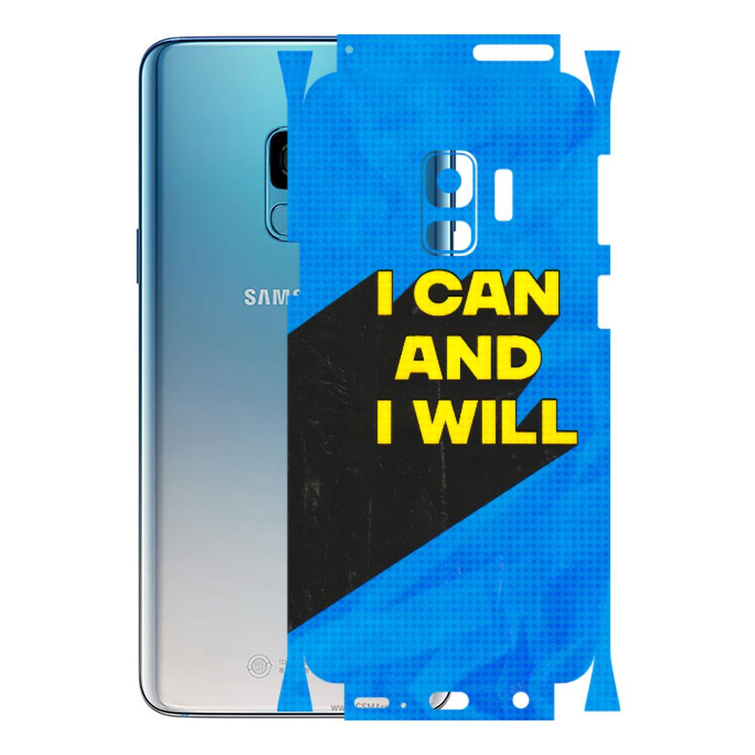 Samsung A/S Series Phone Skins (All Models) - I Can And I Will - 3D Embossed Finish (L-281) Samsung Galaxy S9