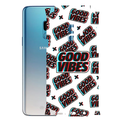 Samsung A/S Series Phone Skins (All Models) - Good Vibes - 3D Embossed Finish (L-282) Samsung Galaxy S9