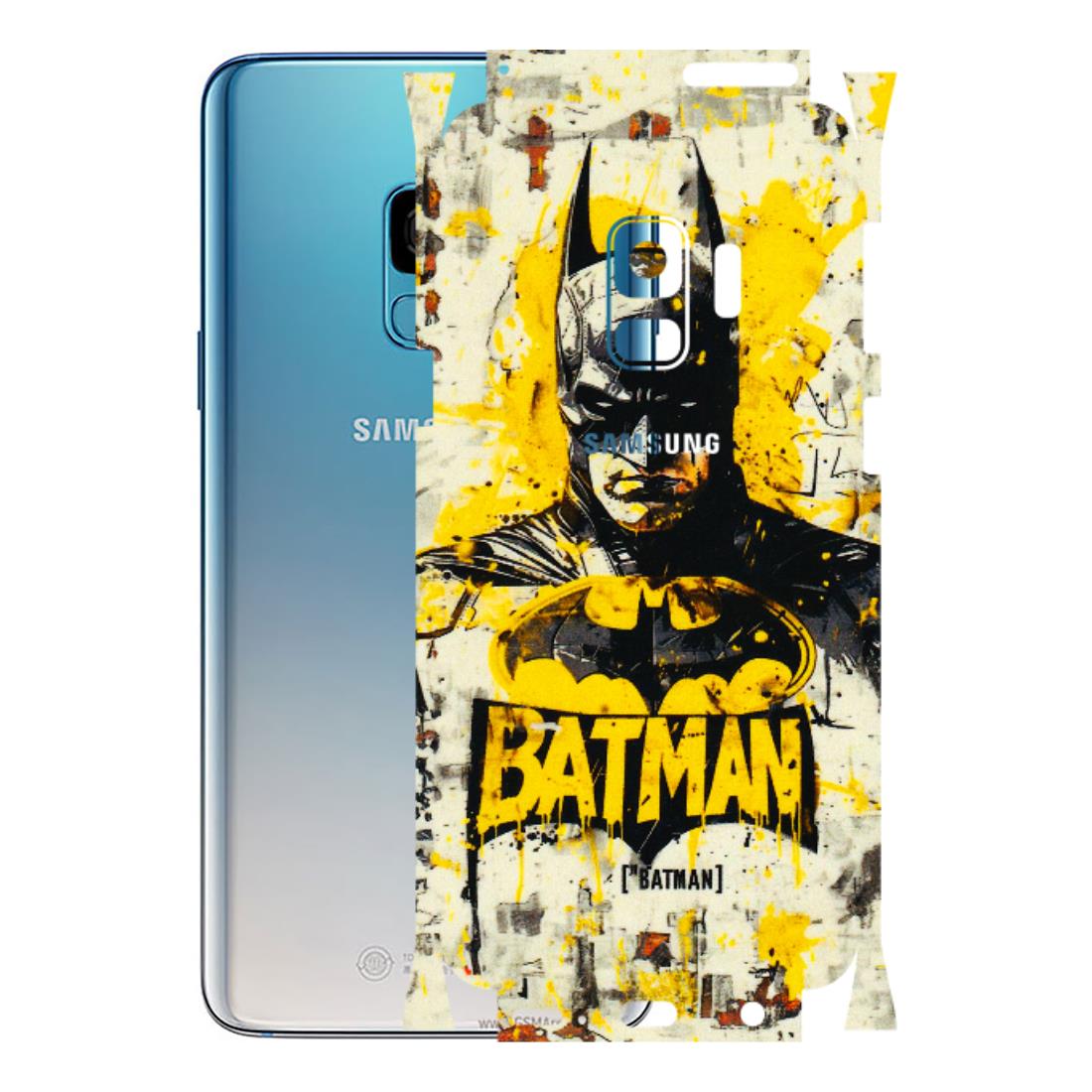 Samsung A/S Series Phone Skins (All Models) - Batman Yellow BT - 3D Embossed Finish (L-304) Samsung Galaxy S9