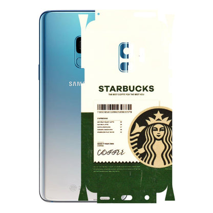 Samsung A/S Series Phone Skins (All Models) - Starbucks Barcode - 3D Embossed Finish (L-308) Samsung Galaxy S9