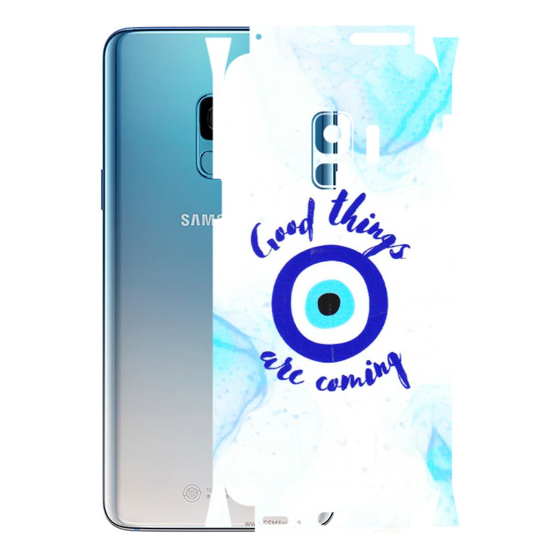 Samsung A/S Series Phone Skins (All Models) - Evil Eye Good Things Are Coming - 3D Embossed Finish (L-322) Samsung Galaxy S9