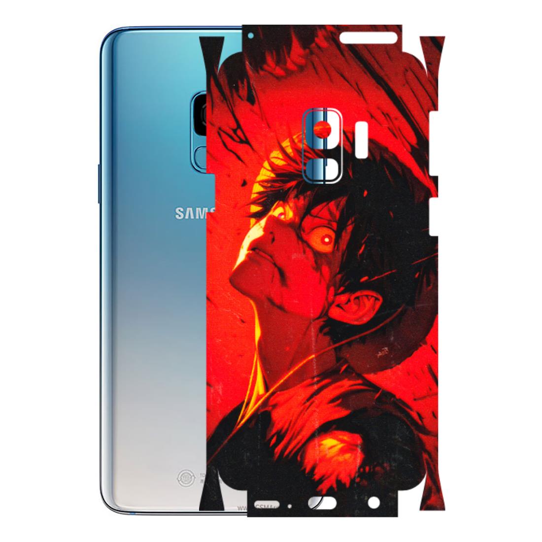 Samsung A/S Series Phone Skins (All Models) - D.Luffy Power Up One Piece Anime - 3D Embossed Finish (L-326) Samsung Galaxy S9
