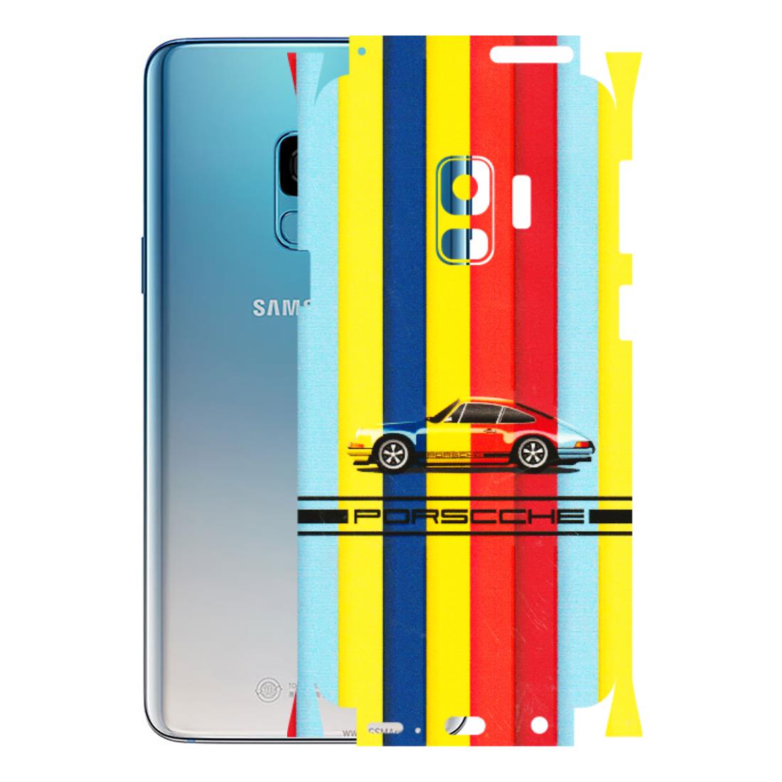 Samsung A/S Series Phone Skins (All Models) - Multicolour Porche - 3D Embossed Finish (L-39) Samsung Galaxy S9