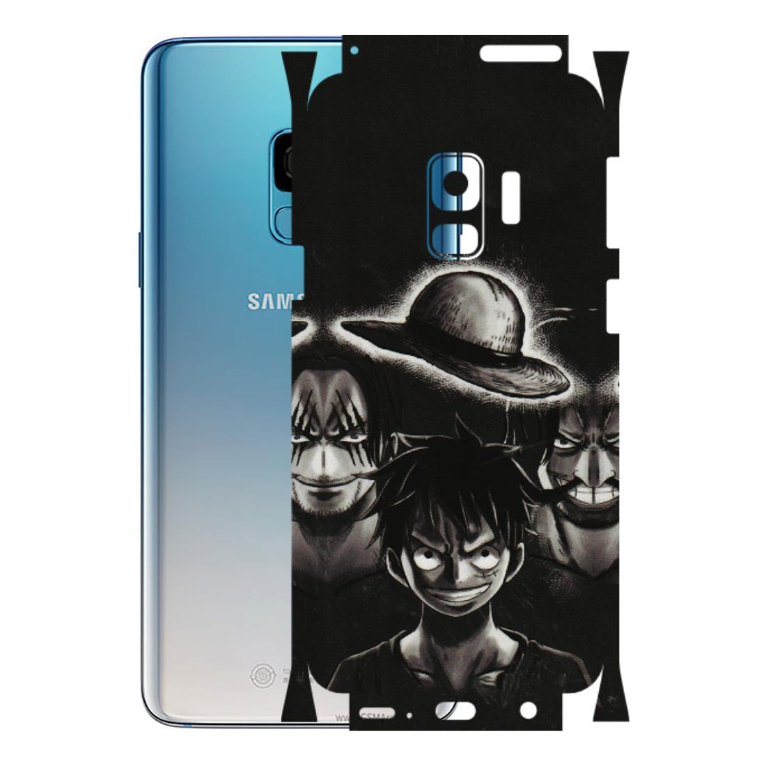 Samsung A/S Series Phone Skins (All Models) - Black Luffy Hat - 3D Embossed Finish (L-57) Samsung Galaxy S9