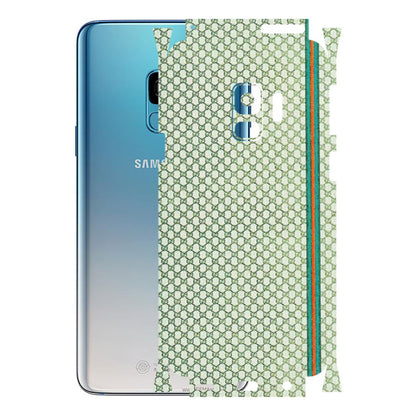 Samsung A/S Series Phone Skins (All Models) - Gucci Fabric Pattern - 3D Embossed Finish (L-73) Samsung Galaxy S9