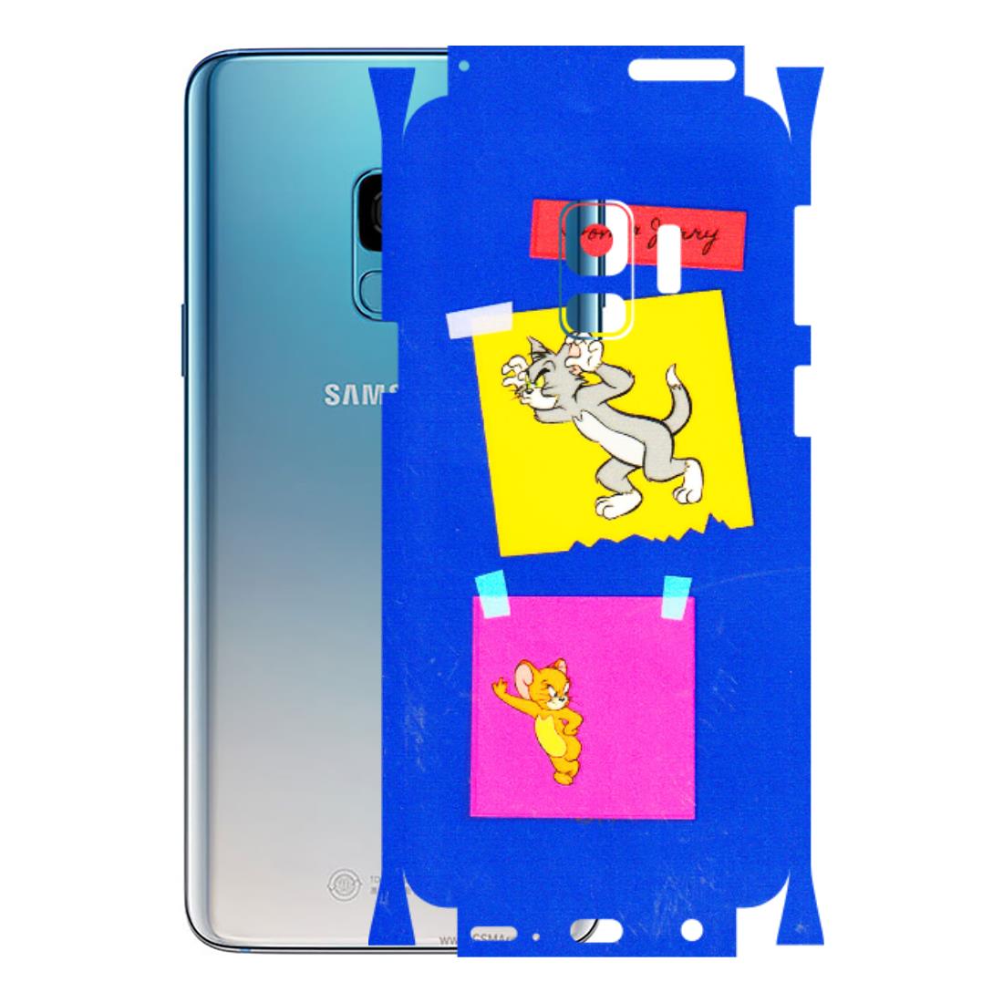 Samsung A/S Series Phone Skins (All Models) - Tom N Jerry Sticky Notes - 3D Embossed Finish (L-88) Samsung Galaxy S9