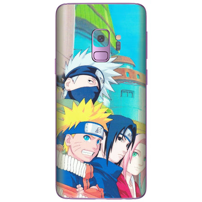 Samsung A/S Series Phone Skins (All Models) - Team Minato And Kakashi - Matte Finish (M-101) Samsung Galaxy S9