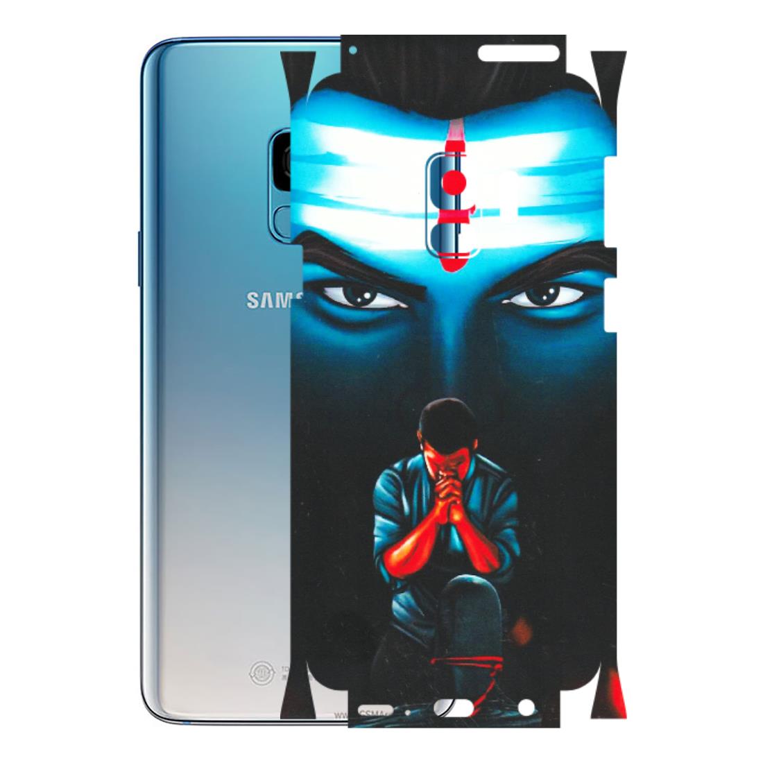 Samsung A/S Series Phone Skins (All Models) - Mahakal Bhakt - Matte Finish (M-112) Samsung Galaxy S9