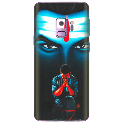Samsung A/S Series Phone Skins (All Models) - Mahakal Bhakt - Matte Finish (M-112) Samsung Galaxy S9