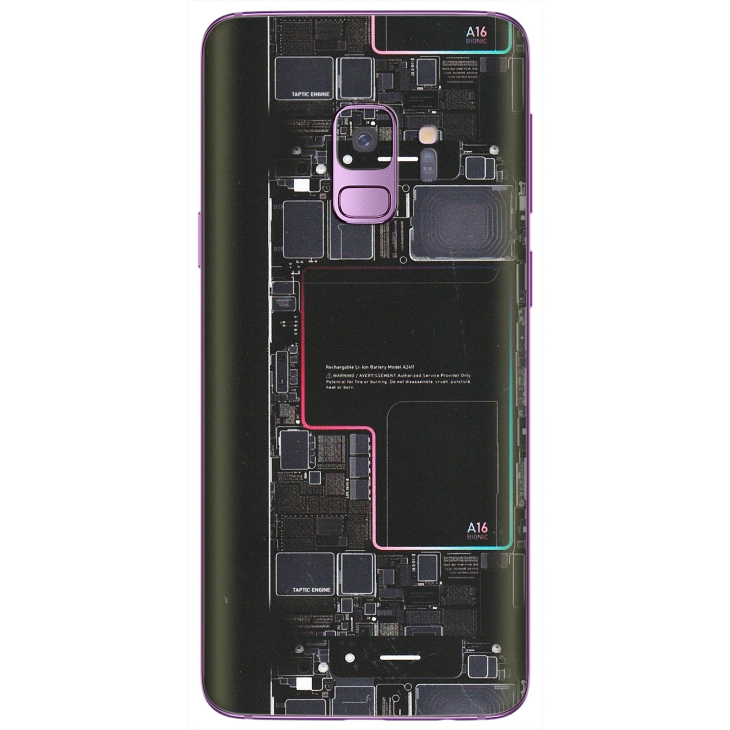 Samsung A/S Series Phone Skins (All Models) - Motherboard Circuit Layout - Matte Finish (M-117) Samsung Galaxy S9