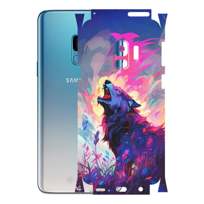 Samsung A/S Series Phone Skins (All Models) - New Wild Wolf Abstract - Matte Finish (M-125) Samsung Galaxy S9