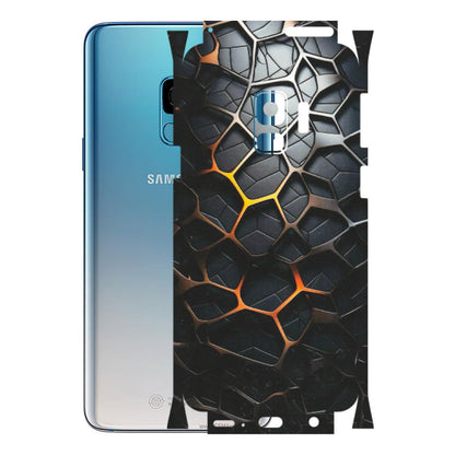 Samsung A/S Series Phone Skins (All Models) - New Abstract Graphite Tiles - Matte Finish (M-130) Samsung Galaxy S9