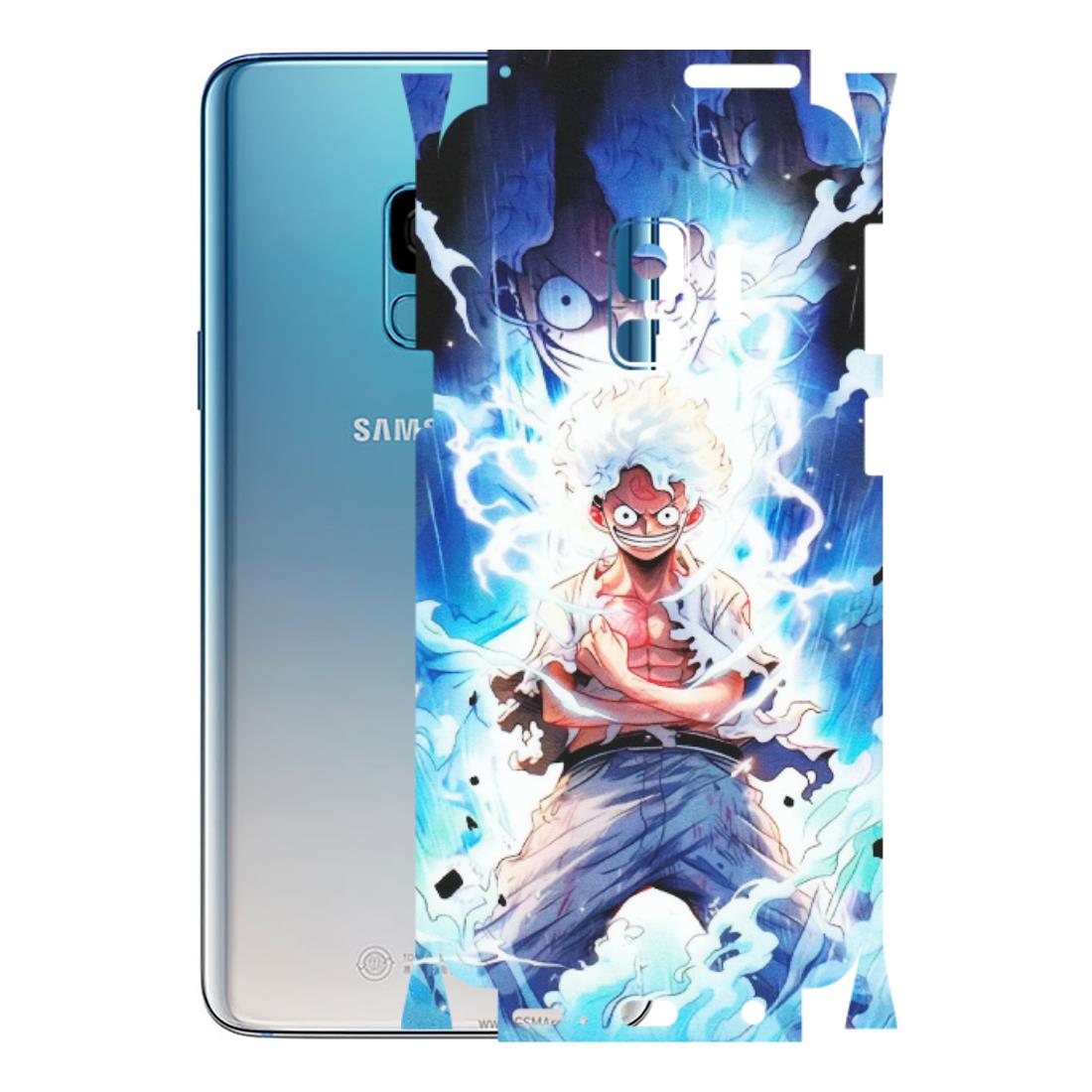Samsung A/S Series Phone Skins (All Models) - Blue Thunder Luffy Anime - Matte Finish (M-132) Samsung Galaxy S9