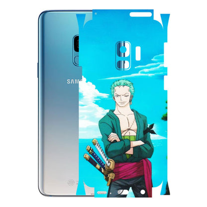 Samsung A/S Series Phone Skins (All Models) - Cool Swordman Zoro Anime - Matte Finish (M-143) Samsung Galaxy S9
