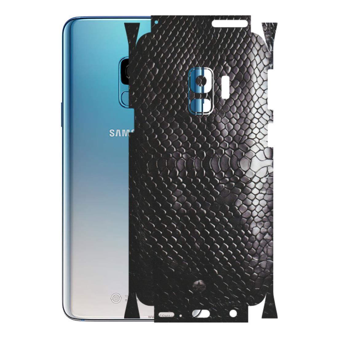 Samsung A/S Series Phone Skins (All Models) - Black Snack Leather - Matte Finish (M-147) Samsung Galaxy S9